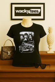 Vatos Locos Blood In Blood Out Ranfla Art Style Graphic Tee Shirt