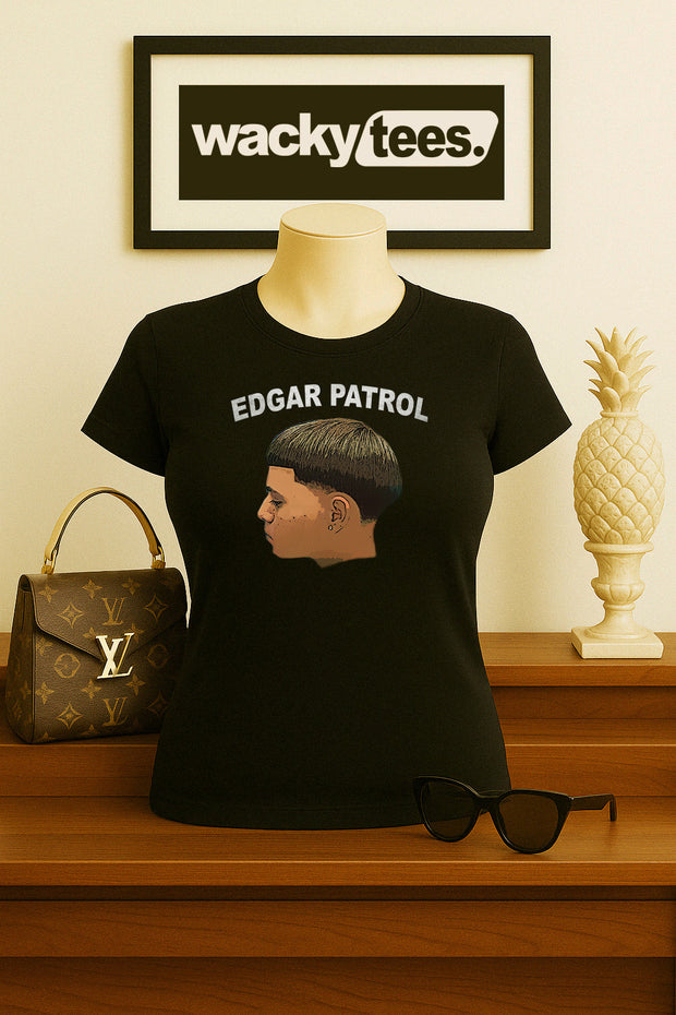 Edgar Haircut Patrol Gen Z Funny Trendy Graphic Tee Shirt