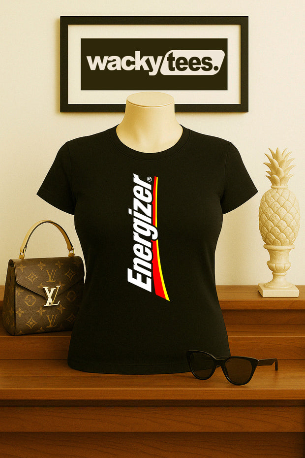 Energizer Bunny Battery Parody Costume Graphic Tee Shirt