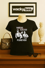 Vatos Locos Forever 10 Blood In Blood Out Blood Style Graphic Tee Shirt