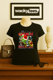 Your a Mean One Mr Grinch Christmas Holiday Graphic Tee Shirt