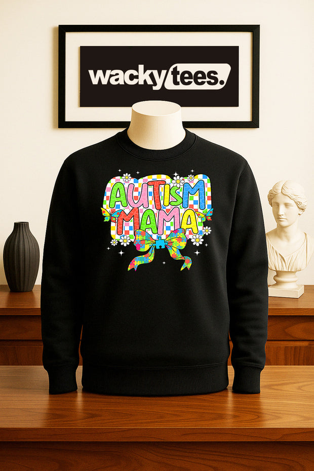 Autism Mama Awareness Graphic Tee Shirt