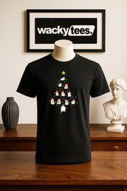 Guinea Pig Christmas Tree Christmas Holiday Family Graphic Tee Shirt