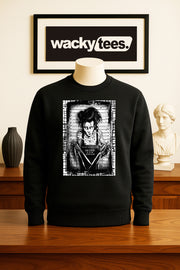 Edward Scissorhands Arrest Parody Mug Shot Poster Graphic Tee Shirt