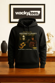 Los Asesinos De Linares Corridos Album Cover Michael Y Freddy Graphic Tee Shirt