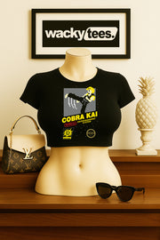 Cobra Kai Kung Fu 8bit NES Gaming Cover Style Graphic Tee Shirt