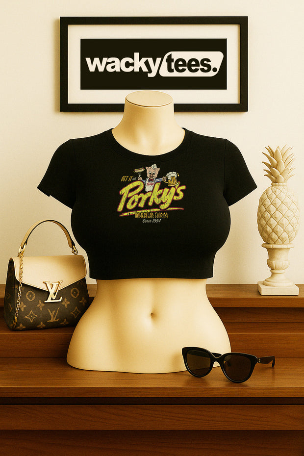 Get it At Porkys Since 1954 Homestead Florida Movie Graphic Tee Shirt
