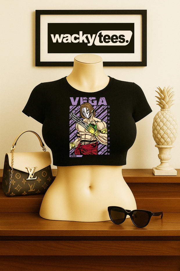 Street Fighter Vega Spain Marital Arts Gaming Graphic Tee Shirt