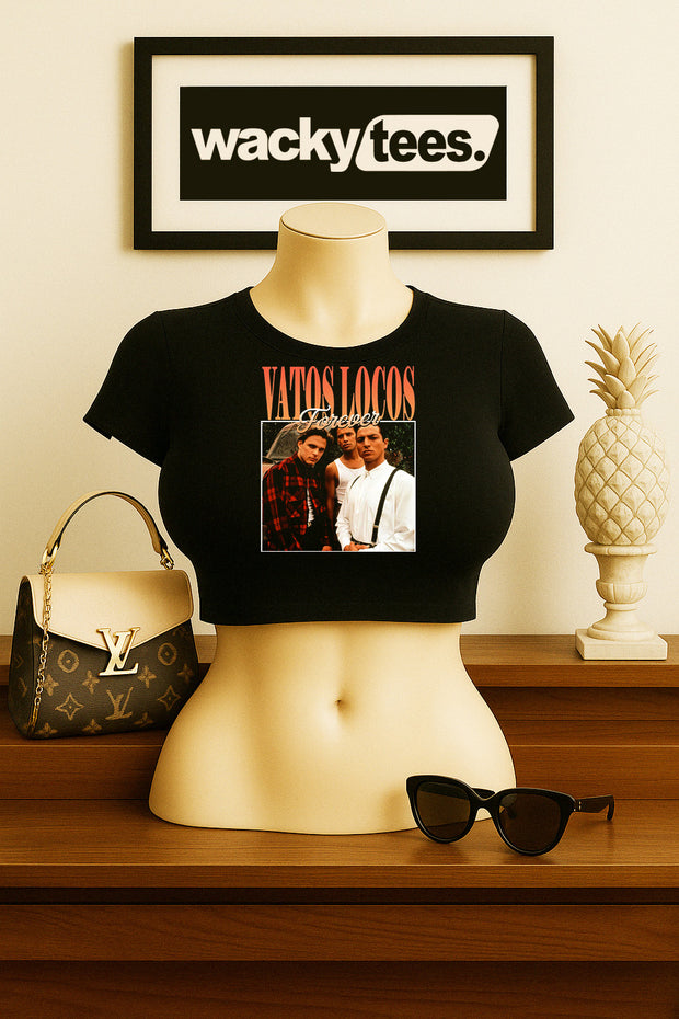 Vatos Locos Forever 3 Blood In Blood Out Blood Style Graphic Tee Shirt