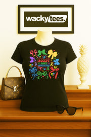 Accept Love Understand Autism Awareness 3 Graphic Tee Shirt