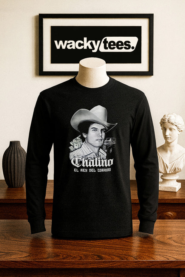 Chalino Sanchez El Rey Del Corrido Mexican Ballard Graphic Tee Shirt