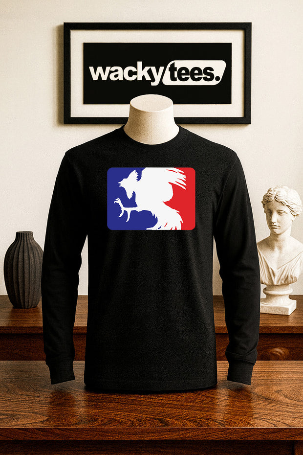 Gamefarm Rooster Baseball Logo Style Graphic Tee Shirt