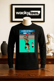 Mike Tyson Punch Out KO Jake Paul Game Play Gaming 8bit NES Graphic Tee Shirt
