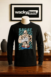 Street Fighter Sagat Thailand Marital Arts Gaming Graphic Tee Shirt