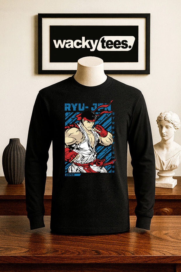 Street Fighter Ryu Japan Marital Arts Gaming Graphic Tee Shirt