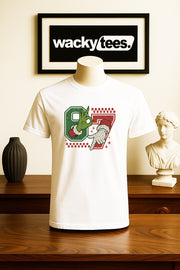 67 Six Seven Santa Grinch Hand Sign Language Funny Graphic Tee Shirt