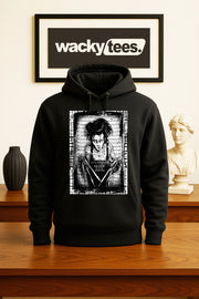 Edward Scissorhands Arrest Parody Mug Shot Poster Graphic Tee Shirt