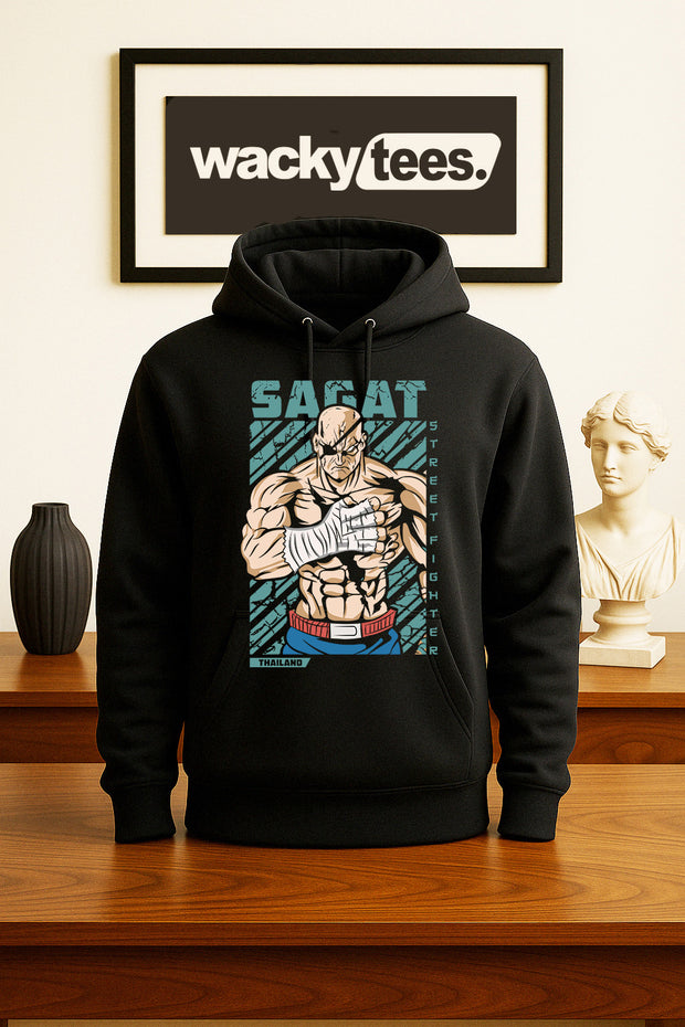 Street Fighter Sagat Thailand Marital Arts Gaming Graphic Tee Shirt