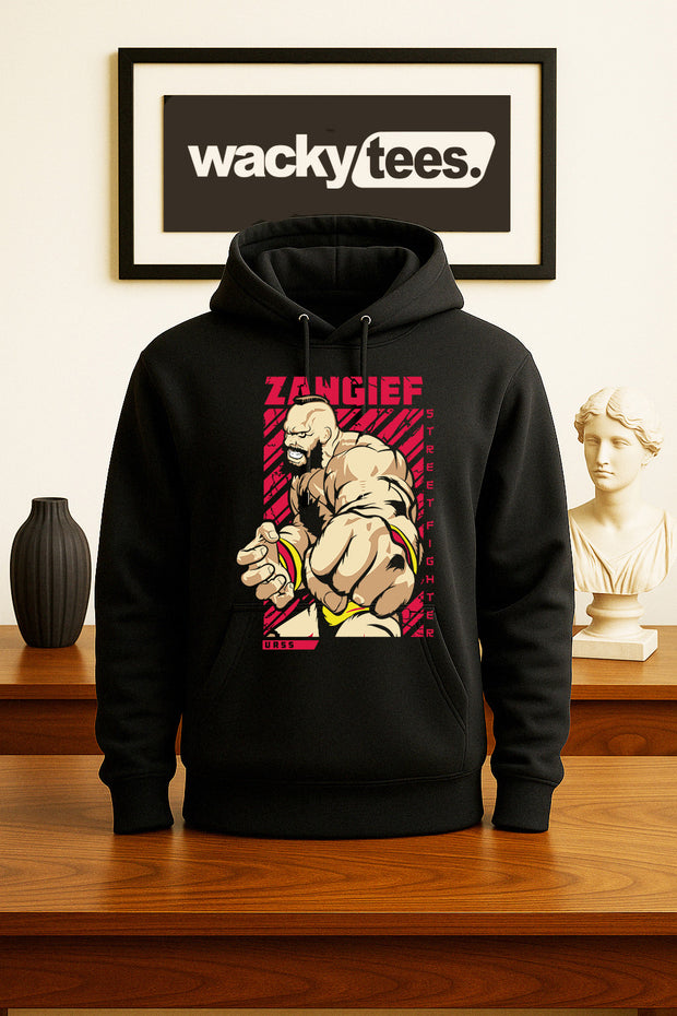 Street Fighter Zangief USSR Soviet Union Russia Marital Arts Gaming Graphic Tee Shirt