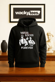 Vatos Locos Forever 10 Blood In Blood Out Blood Style Graphic Tee Shirt