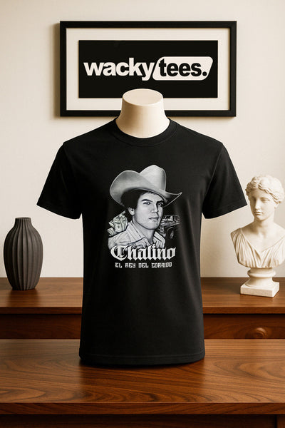 Chalino Sanchez El Rey Del Corrido Mexican Ballard Graphic Tee Shirt