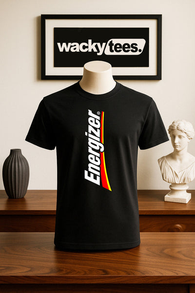 Energizer Bunny Battery Parody Costume Graphic Tee Shirt