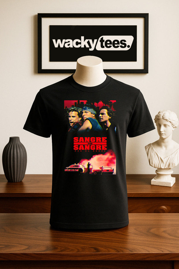 Vatos Locos Blood In Blood Out Sangre Por Sangre Movie Poster Style Graphic Tee Shirt