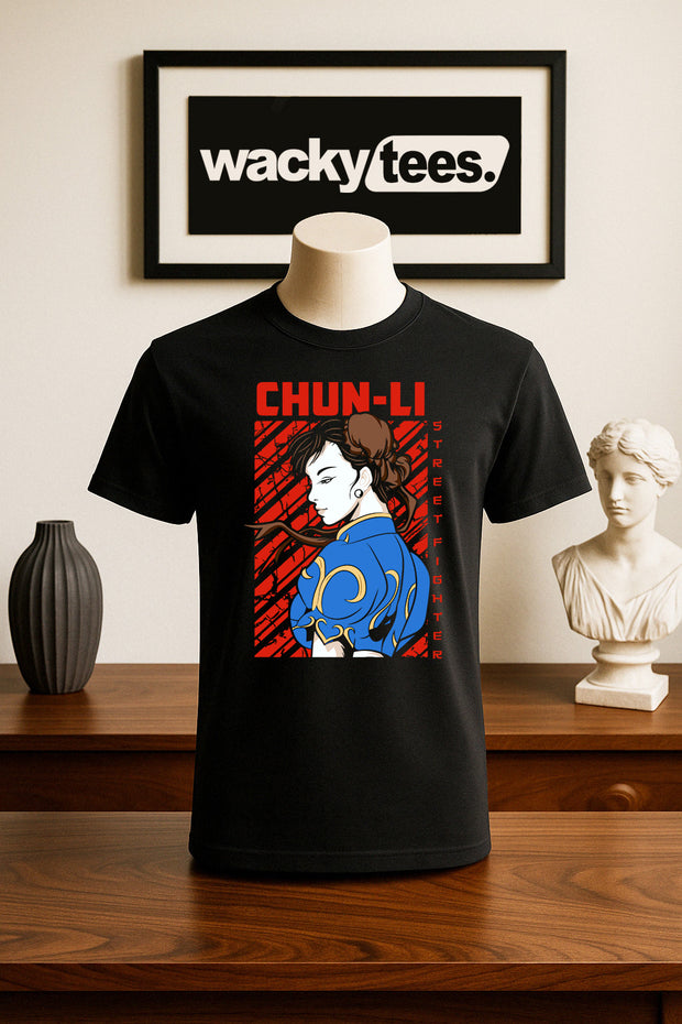 Street Fighter Chun Li China Marital Arts Gaming Graphic Tee Shirt