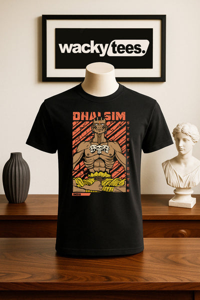 Street Fighter Dhalsim India Marital Arts Gaming Graphic Tee Shirt