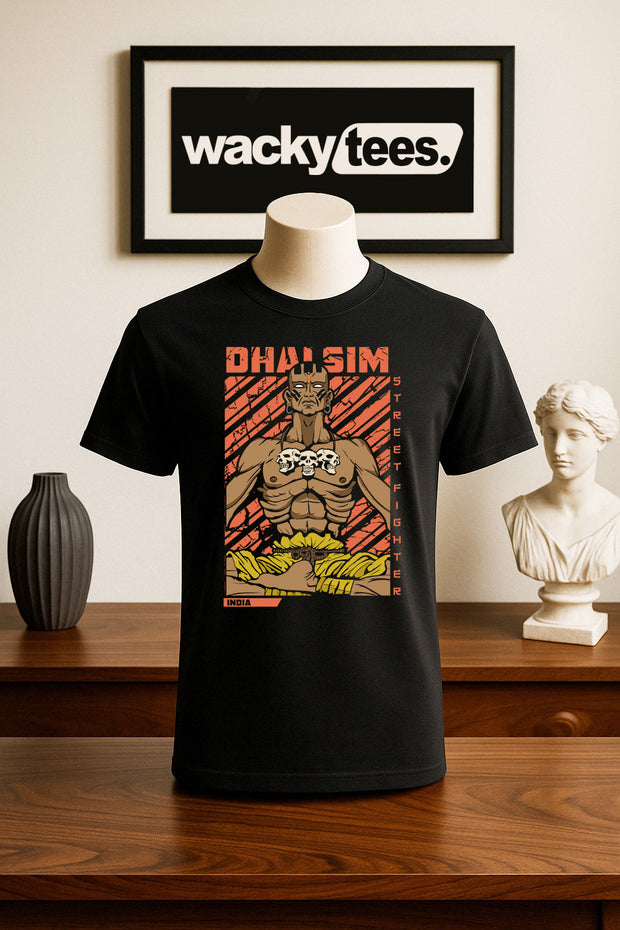 Street Fighter Dhalsim India Marital Arts Gaming Graphic Tee Shirt
