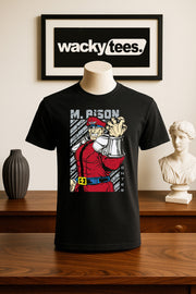 Street Fighter M. Bison Thailand Marital Arts Gaming Graphic Tee Shirt