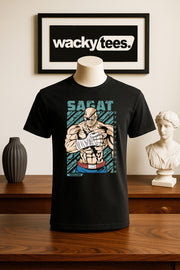 Street Fighter Sagat Thailand Marital Arts Gaming Graphic Tee Shirt