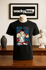 Street Fighter Ryu Japan Marital Arts Gaming Graphic Tee Shirt