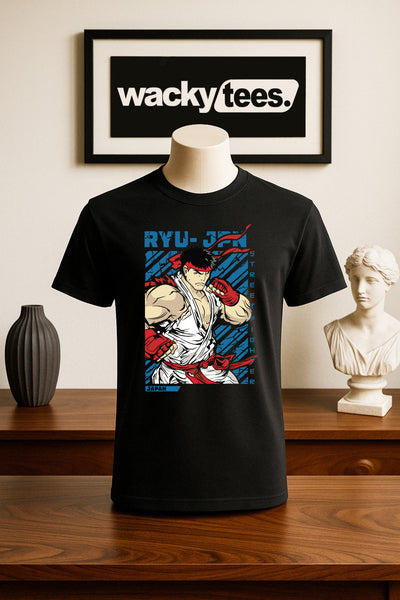 Street Fighter Ryu Japan Marital Arts Gaming Graphic Tee Shirt
