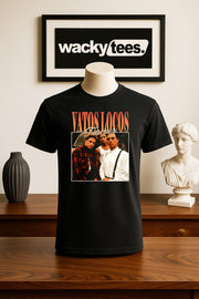 Vatos Locos Forever 3 Blood In Blood Out Blood Style Graphic Tee Shirt