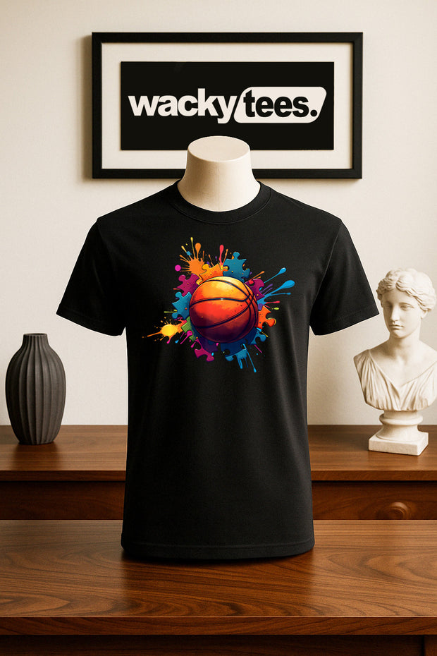 Basketball Autism Awareness Graphic Tee Shirt