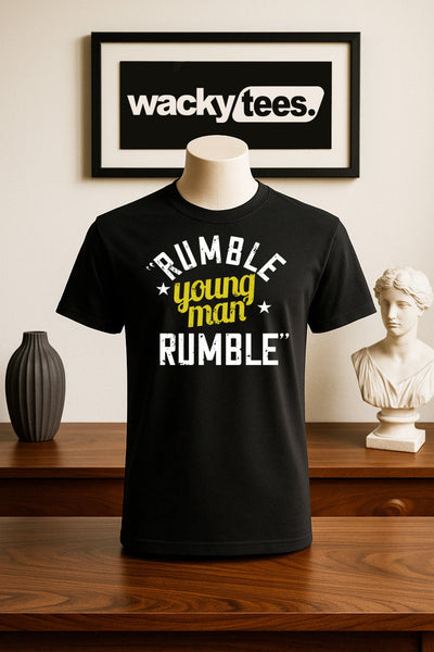 Muhammad Bee Ali Young Man Rumble Ready Boxing Legend Graphic Tee Shirt