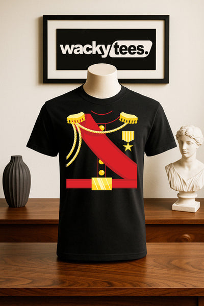 Prince Charming Halloween Costume Outline Graphic Tee Shirt