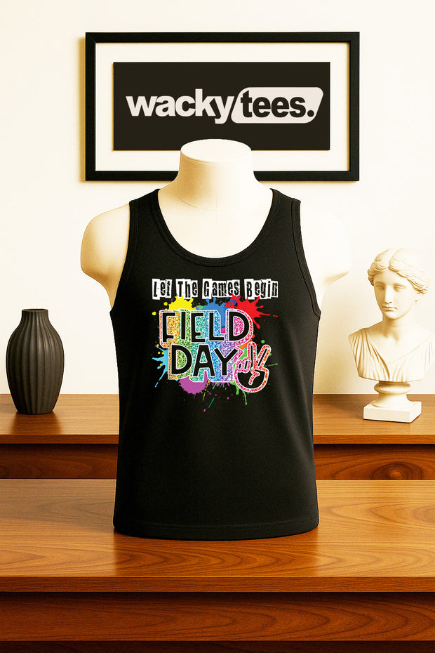 Field Day Let the Games Begin Graphic Tee Shirt