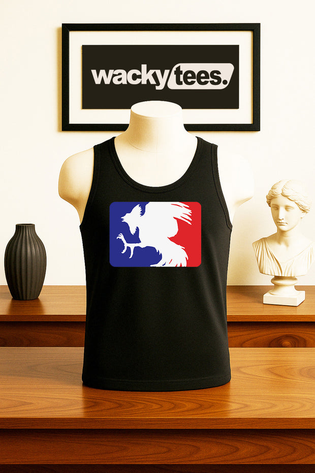 Gamefarm Rooster Baseball Logo Style Graphic Tee Shirt