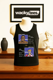 Mike Tyson Punch Out Jake Paul Tale of Tape Gaming 8bit NES Graphic Tee Shirt