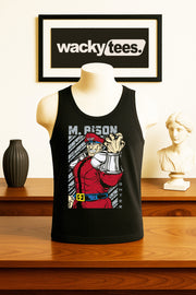 Street Fighter M. Bison Thailand Marital Arts Gaming Graphic Tee Shirt