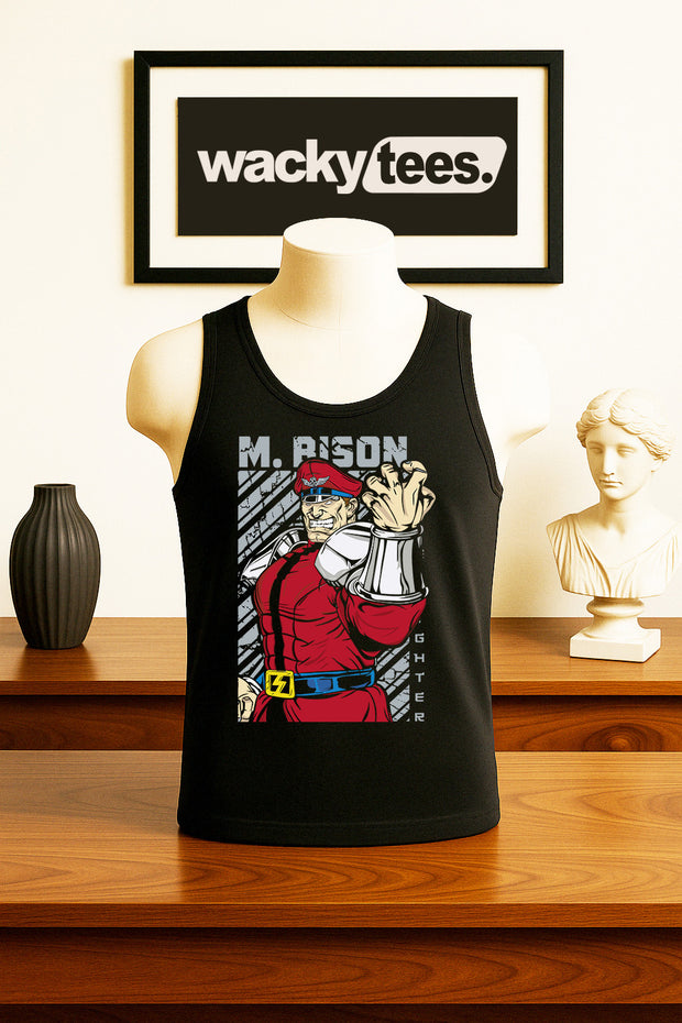 Street Fighter M. Bison Thailand Marital Arts Gaming Graphic Tee Shirt