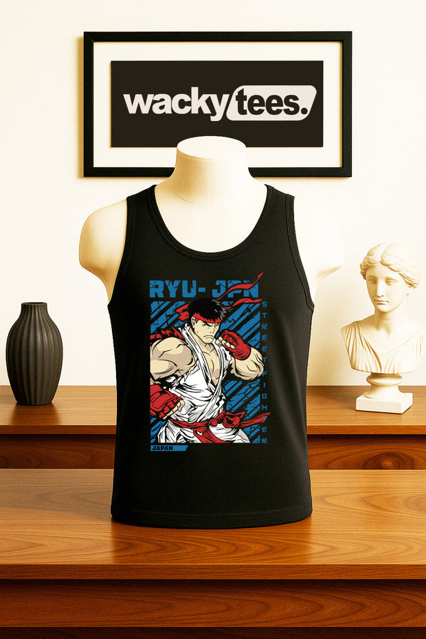 Street Fighter Ryu Japan Marital Arts Gaming Graphic Tee Shirt
