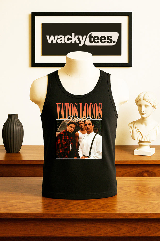 Vatos Locos Forever 3 Blood In Blood Out Blood Style Graphic Tee Shirt