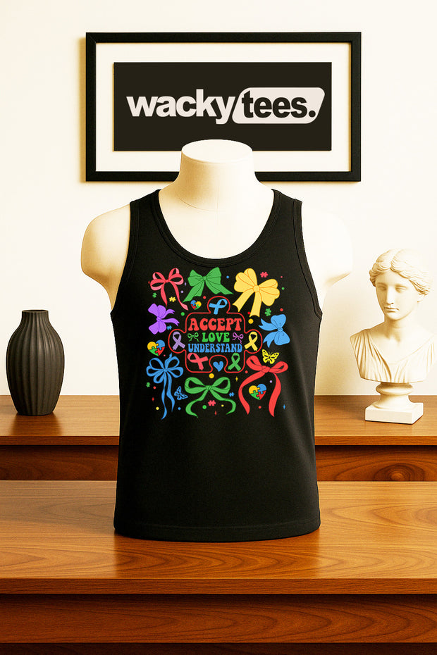 Accept Love Understand Autism Awareness 3 Graphic Tee Shirt