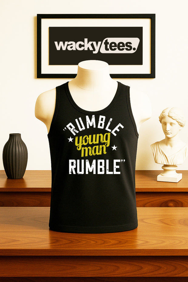 Muhammad Bee Ali Young Man Rumble Ready Boxing Legend Graphic Tee Shirt
