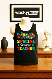 Special Education Teacher Autism Awareness Graphic Tee Shirt
