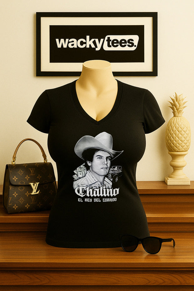Chalino Sanchez El Rey Del Corrido Mexican Ballard Graphic Tee Shirt