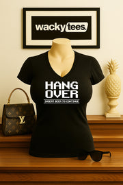 Hang Over Insert Beer to Continue 8bit Gaming Drinking Graphic Tee Shirt